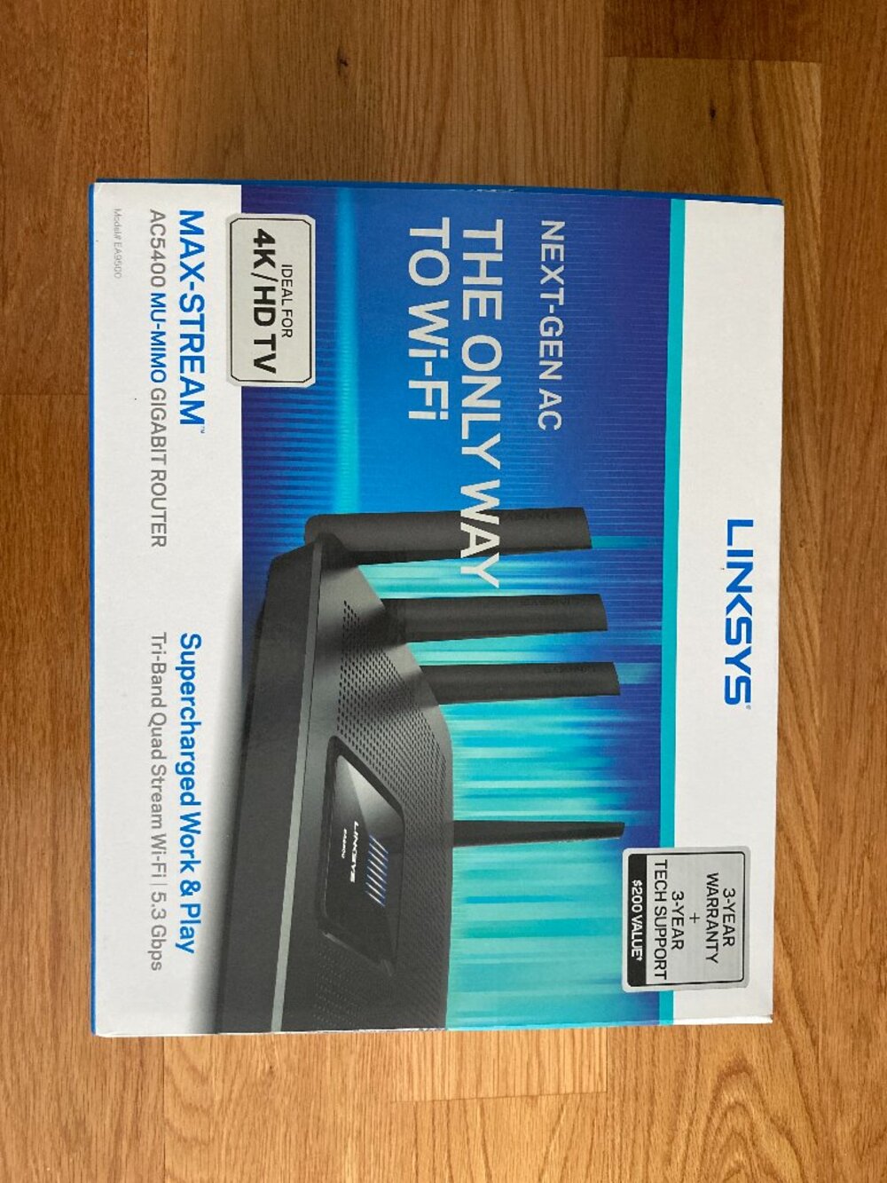 Linksys Max-Stream AC5400 Tri-Band WiFi Router (EA9500)